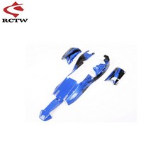 자동차원격시동 시동경보기 스마트폰원격시동 자동차 쉘 바디 세트 1/5 HPI Rofun Baha Km Rovan 5B 트럭, 04 blue