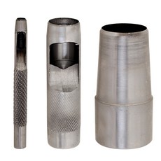 환펀치 2mm 부터 50mm 까지 전규격 40종 모음 택1 가죽 구멍 천공 원형 홀펀치 펀칭 환펀칭 구멍펀치 펀칭기 망치 타격 천공펀치 핀펀치 구멍내기 타공 홀내기 구멍뚫기, 환펀치 50mm