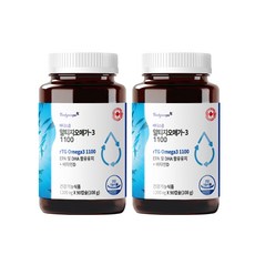 (6개월분) 바디스콥 알티지 오메가3 기억력개선에 도움 180캡슐 rTG 오메가, 90캡슐, 2개