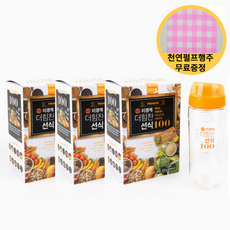 이경제 더힘찬 선식100 3박스(30포)+쉐이커+천연펄프행주 아침대용 건강식 환자식, 3박스, 30g x 10포(1박스)