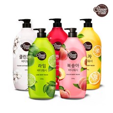 샤워메이트 1.2kg 바디워시 5종 세트 목욕용품, 1개