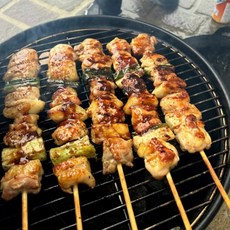 깐깐한 닭꼬치 5개 800g 캠핑요리 파닭 왕닭 꼬치, 닭꼬치 5개묶음(800g) 1팩