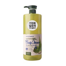 오가니아 착한 알로에베라 95% 온가족 대용량 바디워시 1500g 바디클렌져, 1개