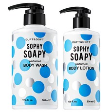 더프트앤도프트 바디워시 소피소피 500ml + 바디로션 300ml 세트, 1세트