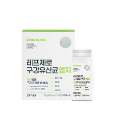 레프제로 구강유산균 프로바이오틱스 유산균, 30정, 1개
