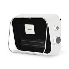 초간단 못질없는 강력방수 가정용 욕실난방기 2000W, 매트화이트 벽걸이형