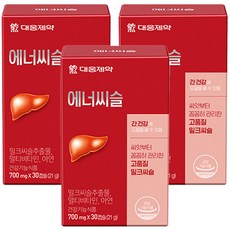 대웅제약 에너씨슬 밀크씨슬 간영양제, 30정, 3개