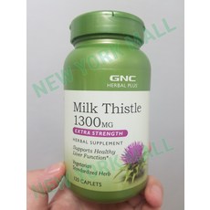 GNC 밀크시슬 1300mg 120정, 60정 x 2병(60cap x 2)