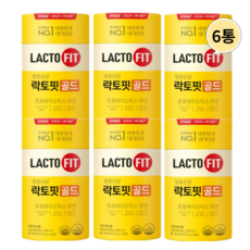 락토핏 생유산균 골드 50포 x 6통 10개월분, 100g, 6개