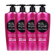 엘라스틴 실크리페어 샤이닝 샴푸 시그니처 550ml, 4개