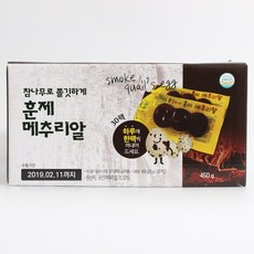 행복담기 참나무로 쫄깃하게 훈제 메추리알, 30개입