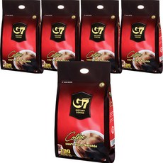 G7 블랙 퓨어블랙 인스턴트커피, 100개입, 5개