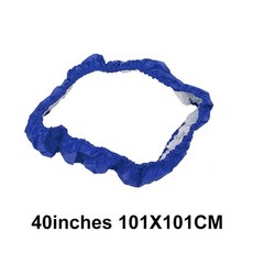 아기트램펄린 성인방방이 38-48inch 트램폴린 스폰지 에지 커버 안전 라운드 스프링, 40인치 101x101cm