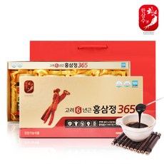 6년근 고려홍삼정 365 4개입 + 쇼핑백, 960g, 2세트