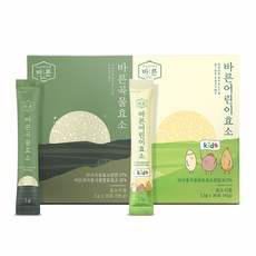 바른 곡물효소 1박스+어린이효소 1박스, 단품, 단품