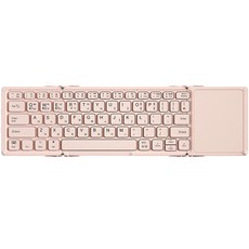 아이노트 X-FOLDING RGB 멀티 페어링 접이식 LED 블루투스 무선키보드, PINK