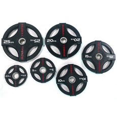 4홀 아이언불 중량원판 블랙 2.5kg 5kg 10kg 15kg 20kg (1개씩판매), 2.5kg1개