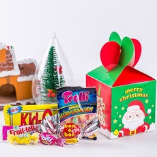 프리티 박스 산타 세트 식품 > 스낵/간식 스낵/시리얼 과자쿠키/비스킷/크래커 과자쿠키, 1, Ea
