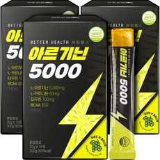 더존건강 배럴 헬스 아르기닌 5000 젤리 스틱 15p, 3개, 300g