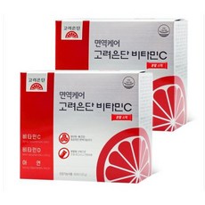 면역케어 고려은단 비타민C D 아연 분말스틱 60포 2개, 4개