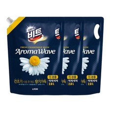 비트 오래오래 향기가득 액체세제 리필, 2L, 3개