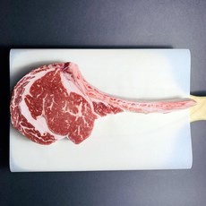 [고기선생] 토마호크 토마호크스테이크 350g~1000g 블랙앵거스 초이스등급 구이용 가정용 캠핑용 바베큐용 에어프라이어용 미국산, 1개, 550g ~ 600g