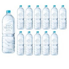 농심 백산수 무라벨 생수, 45개, 2L