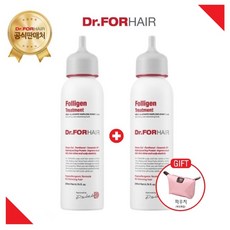 닥터포헤어 폴리젠 트리트먼트 200ml 2개 + 파우치백 현빈샴푸 탈모증상완화, 트리트먼트200ml2개+파우치백1개