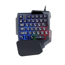 매크로키보드 단축키 미니 매크로 단축키 게이밍 프로그래밍 업무용 키보드 gamer tablet macro keyboard 한 손 키패드 usb rgb 백라이트 mini for, k97, 한손 키보드