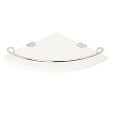인조대리석 코너선반 PLC-02, 화이트, 1개