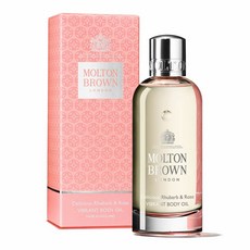 [영국] 몰튼 브라운 왕실 루 바브 & 로즈 수분 보습 바디 오일 (100ml), 100ml
