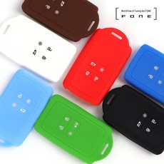 포원 르노삼성 XM3 QM6 SM6 르노삼성 실리콘 키홀더 키케이스 키링 튜닝용품, 선택_레드