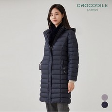 [크로커다일레이디] 덕다운후드롱패딩점퍼_CL0WDW203