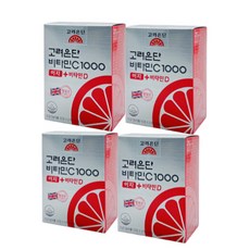 고려은단 비타민C1000 이지+비타민D 600mg x 120정, 4박스(8개월)