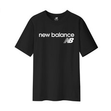 뉴발란스 NB 클래식 코어 로고 반팔티 블랙 남자 반팔 티셔츠 면티 상의 MT03905-BK