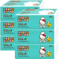 헬로키티 뽑아쓰는 천연펄프 키친타올 톡톡 100매, 3개입, 2개