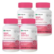 한미헬스케어 데일리 철분 & 엽산, 90정, 4개