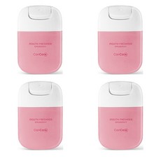 케리케어 휴대용 구강 청결제 뿌리는 입냄새 제거 마스크 스프레이, 스피아민트, 4개, 20ml