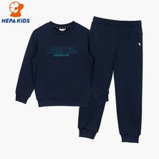 NEPA KIDS 네파키즈 크런치 폴리 기모 트레이닝 세트 KIF5954820