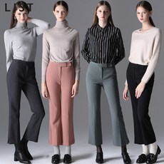 리스트 [리스트] 리아 라인 포인트 부츠컷 팬츠