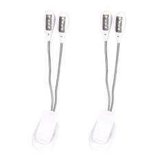 북라이트 2 Head 8 LED 조명 2p, 화이트