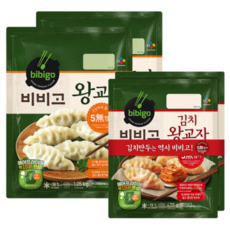 비비고 왕교자 골라담기 4팩 | 왕교자 / 김치 왕교자 / 매운 왕교자 | Bibigo Dumplings Selection, 왕교자 2팩 +김치 왕교자 2팩
