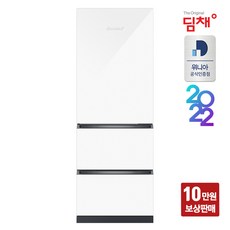 22년형 위니아딤채 스탠드형 화이트 김치냉장고 330L EDT33GFPYWT