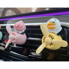 락톡마켓 차량용방향제 톡톡방향제 3매입 카카오프랜즈 프로펠러 방향제 리필가능 에어컨송풍구, 튜브+락톡방향제3매입