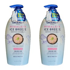 LG생활건강 오가니스트 히말라야 핑크솔트 쿨링 샴푸 750ml X 2개, 1세트