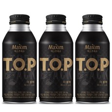 [TOP] 맥심 티오피 더블랙 캔커피 380mlx24캔, 24개, 380ml