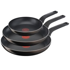 테팔 티타늄 액티쿡 후라이팬 3종세트, 블랙커피, 프라이팬 20cm + 28cm + 30cm