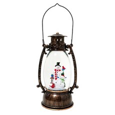 아트 오르골 랜턴 - 원형 눈사람 형제 / 키즈맘아트 크리스마스 트리 장식 뮤직박스 오르골랜턴 감성 불멍 무드등 조명 캠핑 스노우볼 앤틱 빈티지 LED 워터볼 인테리어 집콕 선물