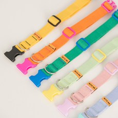바잇미 캔디크레용 목줄 (6 color), 라이트핑크