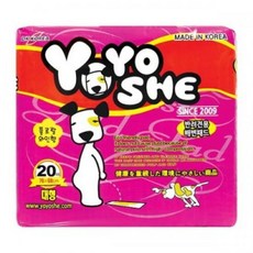 요요쉬 패드 대형 플로랄와인 20매